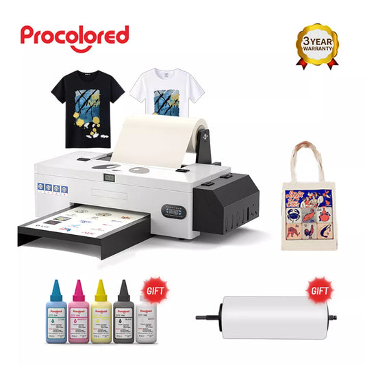 Procolored DTF T shirt Printer Print Direct to Transfer Film Sublimation Printer For T-Shirts Print DTF A3 Print Machine