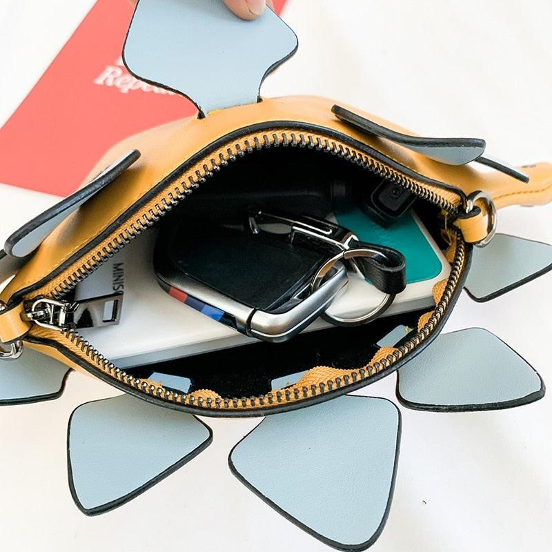 Bolsa de ombro feminina em couro PU, estilo dinossauro, bolsas e bolsas, pequena bolsa tiracolo casual para animais
