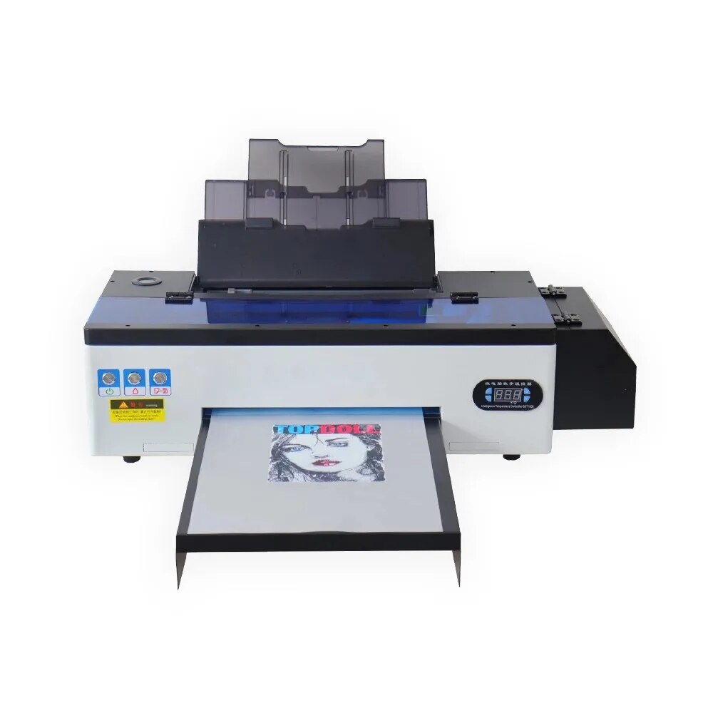 A3 R1390 DTF printer with oven A3 DTF transfer film T-shirt printing machine White Ink Stirring A3 Flatbed Printer