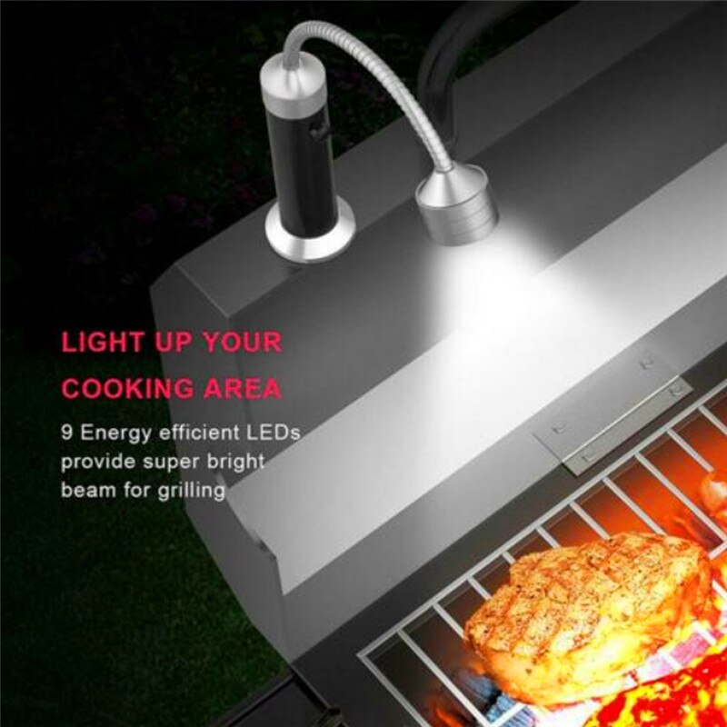 Led Flashlight Outdoor Lighting Barbecue Lamp Magnetic Hose Lamp 360° Adjustable Barbecue Lamp Outdoor Barbecue Lighting Tool