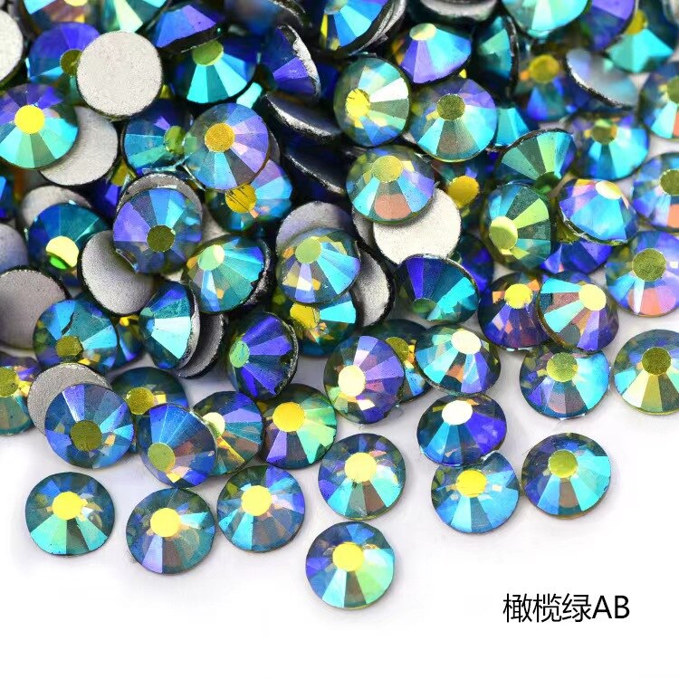 2020 New 1 Pack Flatback 3D Glass Swarovsky DIY Nails Rhinestones Art Decoration Shiny Crystal Stones Gems Manicure