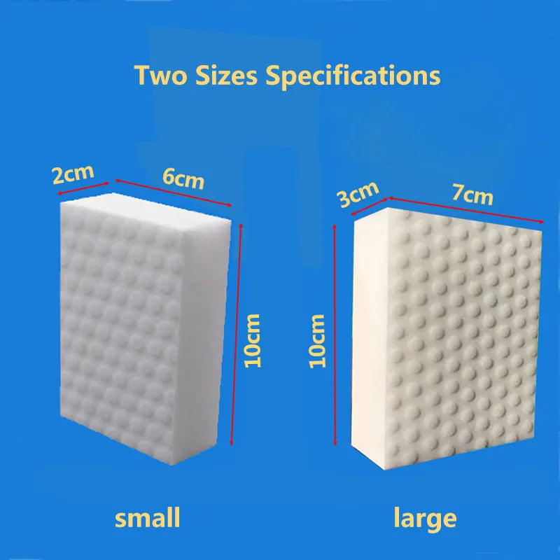ZhangJi 20 40 Pcs Melamine Sponge Compressed Magic Shoes Kitchen Bathroom Multi-function Cleaning Tools Quality Supplier