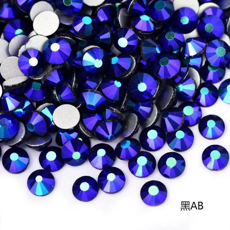 2020 New 1 Pack Flatback 3D Glass Swarovsky DIY Nails Rhinestones Art Decoration Shiny Crystal Stones Gems Manicure
