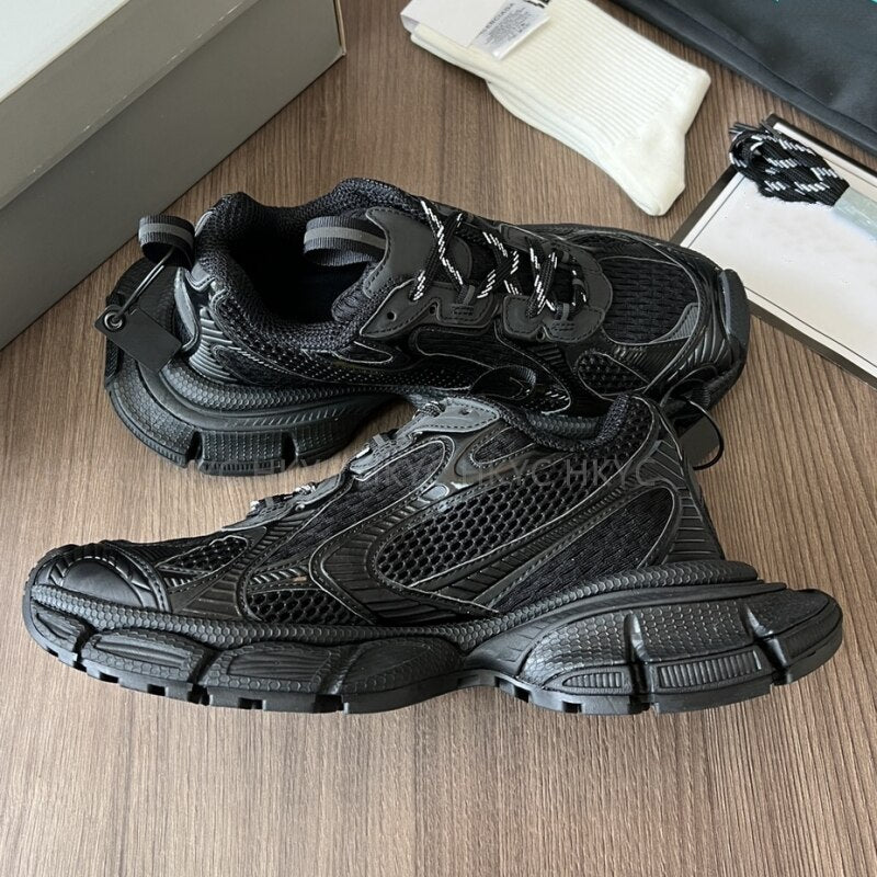 Paris Runner Chunky Phantom Retro Daddy Platform Triple S Mesh Comfortable Nylon Trainers Sneaker Casual Travel Shoes