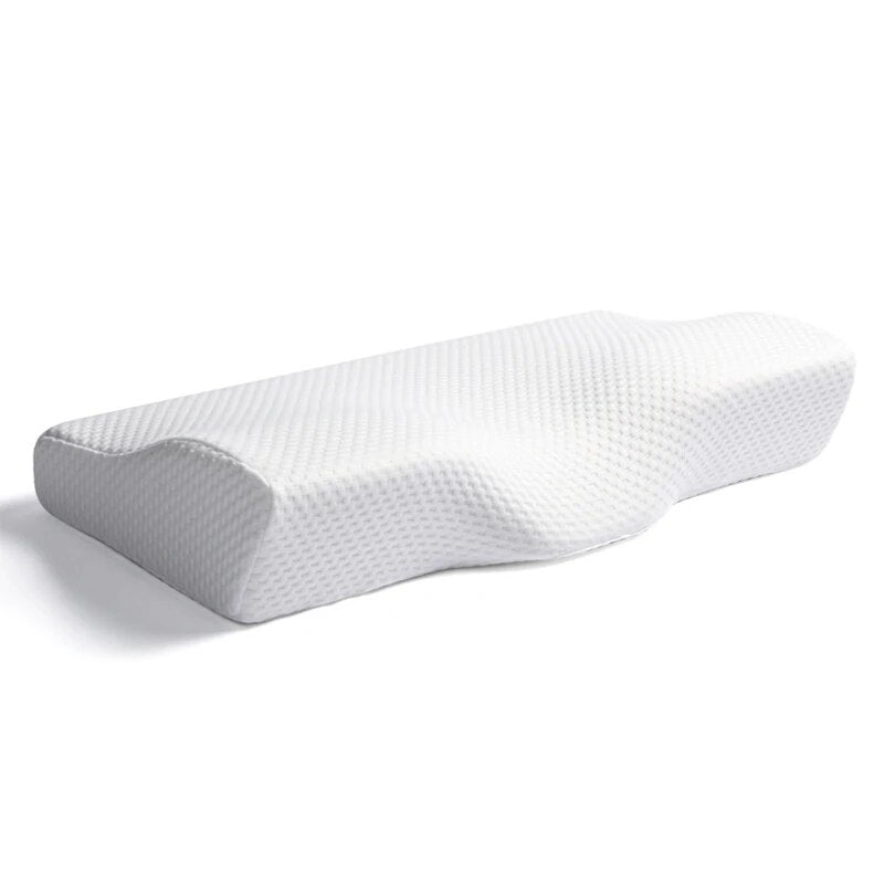 Cooling Gel Pillow for Sleeping Slow Rebound Cervical Contour Orthopedic Pillow Ergonomic Memory Foam Cervical Massage Pillow