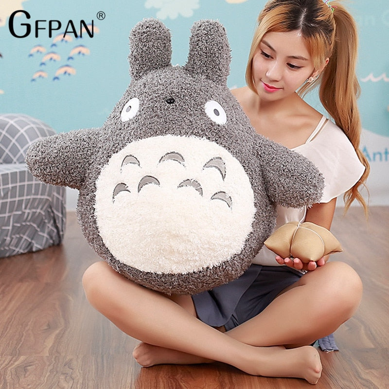 20-60cm Big Size Funny Totoro Plush Toys Famous Cartoon Totoro Soft Plush Stuffed Animal Cushion Doll Creative Gift For Children
