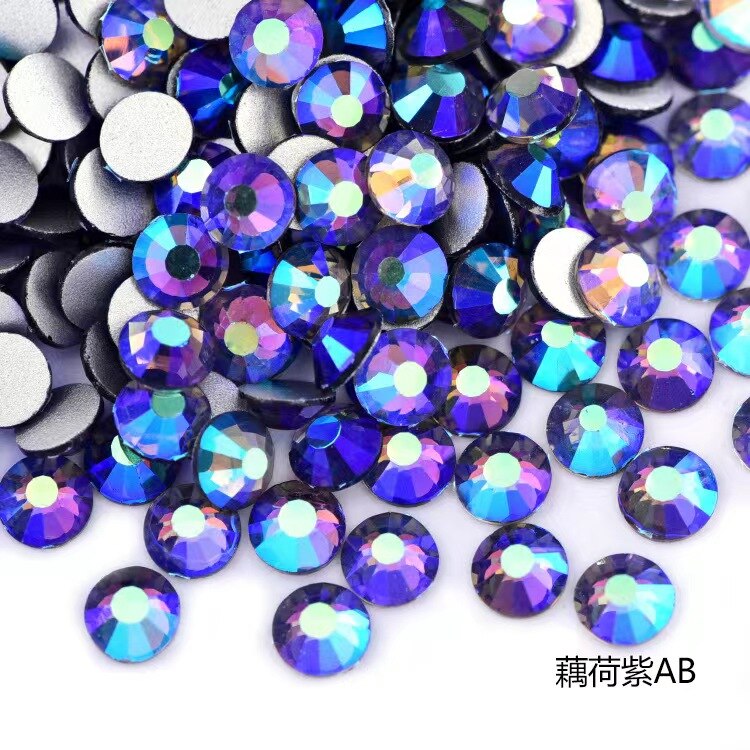 2020 New 1 Pack Flatback 3D Glass Swarovsky DIY Nails Rhinestones Art Decoration Shiny Crystal Stones Gems Manicure
