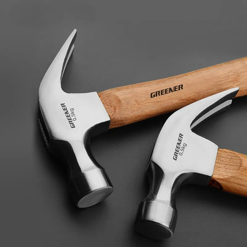 SAHTS  Claw Hammer for Woodworking Multifunction Shockproof Steel Hammer Small Hardware Safety Hammer Household Hand Tools