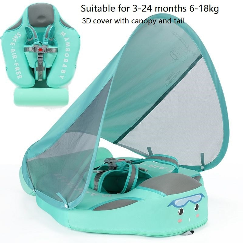 Mambobaby Baby Float Waist Swimming Rings Toddler Non-Inflatable Buoy Swim Trainer Lying Swim Ring Pool Floats Accessories Toys