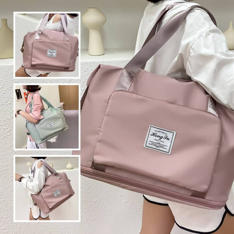 Foldable Large Capacity Storage Folding Bag Travel Bags Tote Carry On Luggage Handbag Waterproof Duffel Women Shoulder Bags