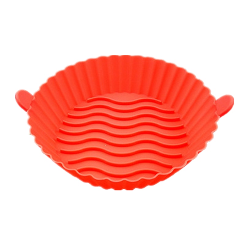 Air Fryer Silicone Nonstick Pans Airfryer Accessories Reusable Baking Dishes Baking Basket Baking Tool Tray Silicone Pad Pan
