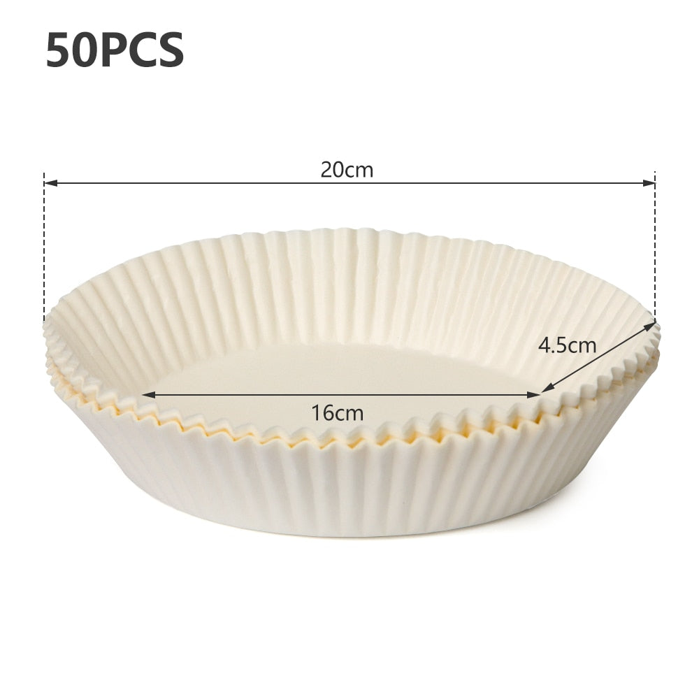 Air Fryer Silicone Nonstick Pans Airfryer Accessories Reusable Baking Dishes Baking Basket Baking Tool Tray Silicone Pad Pan