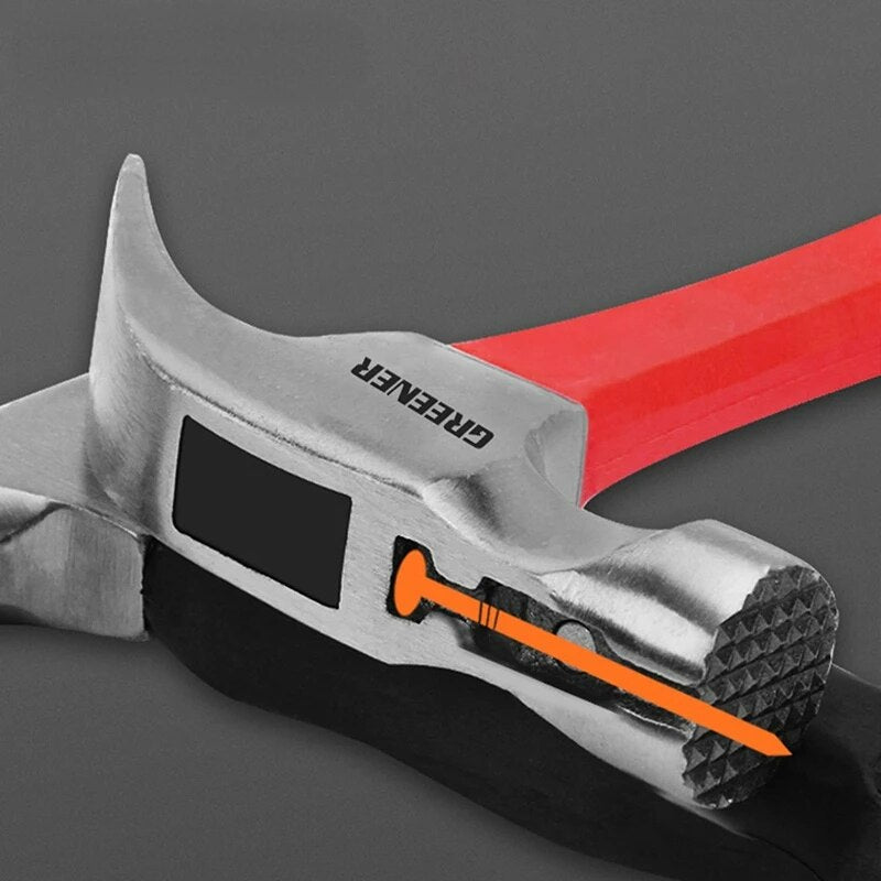 SAHTS  Claw Hammer for Woodworking Multifunction Shockproof Steel Hammer Small Hardware Safety Hammer Household Hand Tools