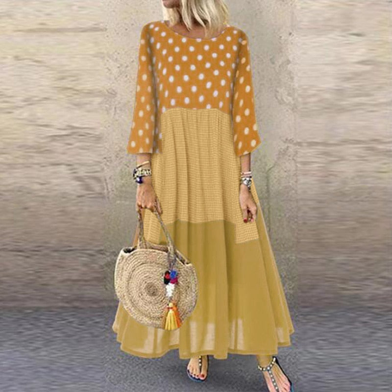 Women's Bohemian Ruffle Sundress 2022 ZANZEA Summer Sleeveless Floral Printed Maxi Long Dress Casual Loose Party Tanks Vestido