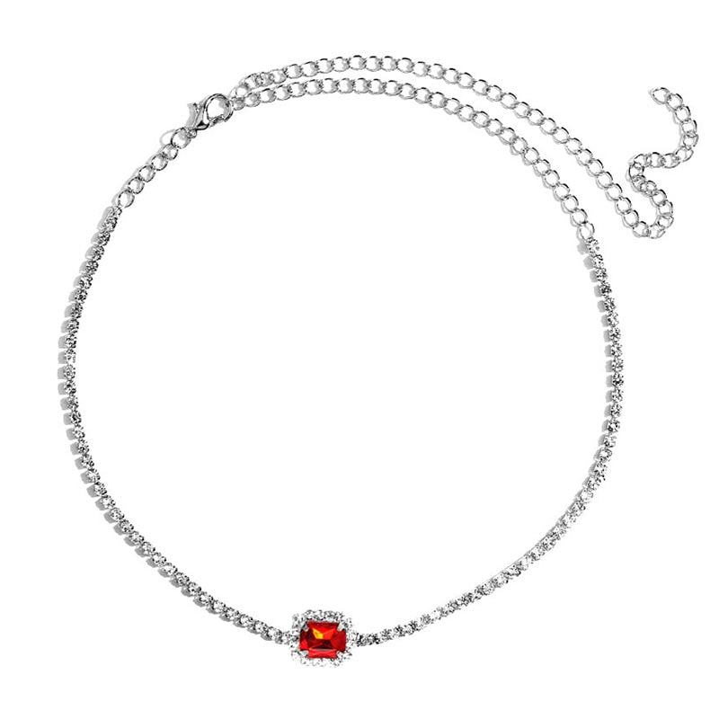 Kasajewel Gold Silver Color Butterfly Pendant Necklace Female Shiny Crystal Clavicle Chain Fashion New Design Jewelry Party Gift