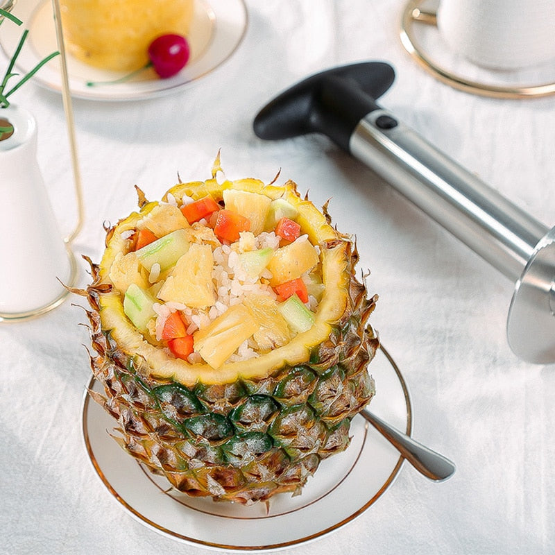 Pineapple Peeler Slicing Machine The Core Cutter A Spiral Cutting Machine For Vegetables And Fruits Easy To Use Kitchen Tools