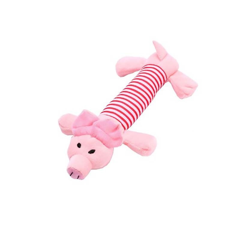 pet supplies stuffed Long stripe squeaker for Fun Simulation animal cat toys apply to training chihuahua exercise chew dog toy