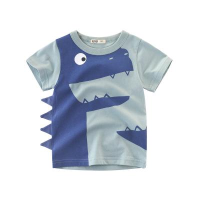2022 Handsome baby short sleeves cotton clothes summer children's clothing boy teenage clothing boys clothes