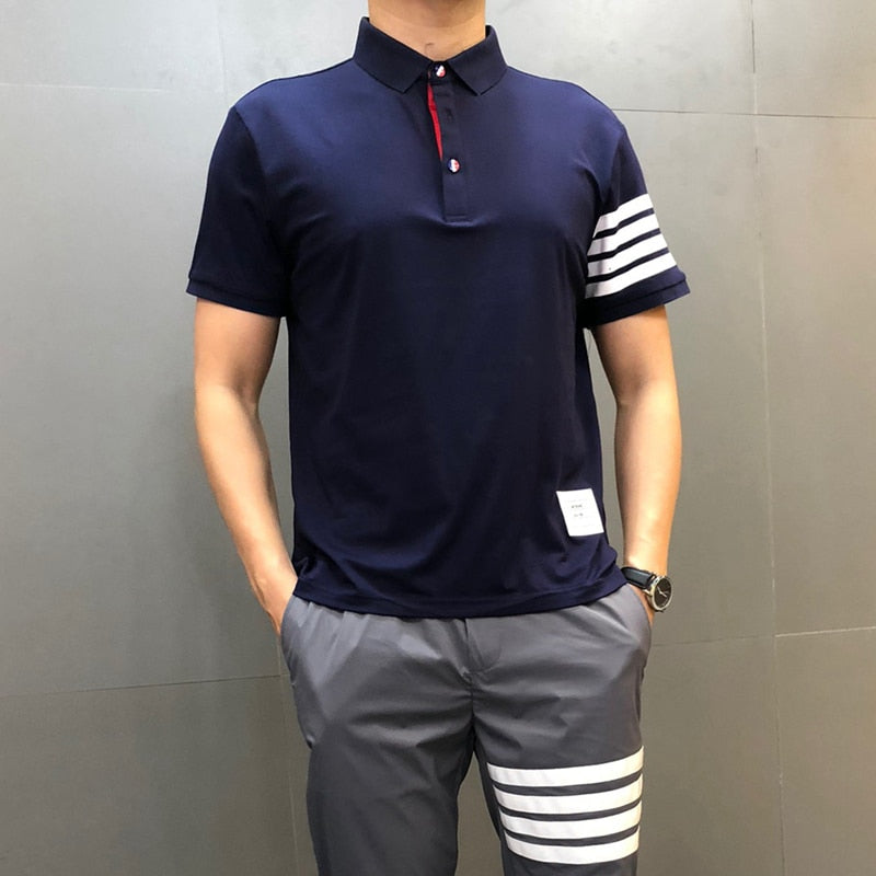 2020 Brand Polo Shirt Men's Summer Short Sleeve Plus Size Homme Clothing Casual Cotton Luxury Designer High Quality Fashion Tops