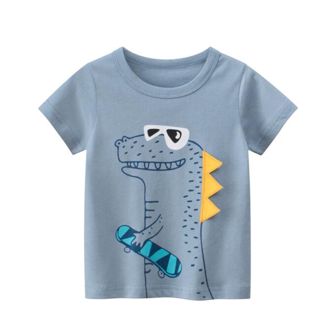 2022 Handsome baby short sleeves cotton clothes summer children's clothing boy teenage clothing boys clothes