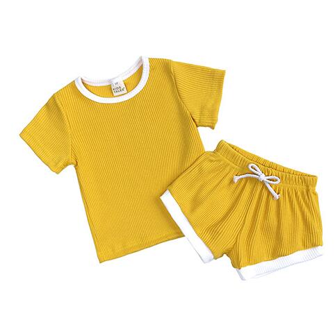 Baby Girls Clothing Sets Cute Newborn Baby Girls Fly Sleeve Tops +Shorts Outfits Princess Girls Summer Holiday Clothing
