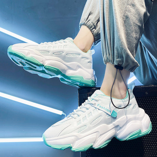 Summer Mesh Casual Heightened Dad Ins Men's Shoes