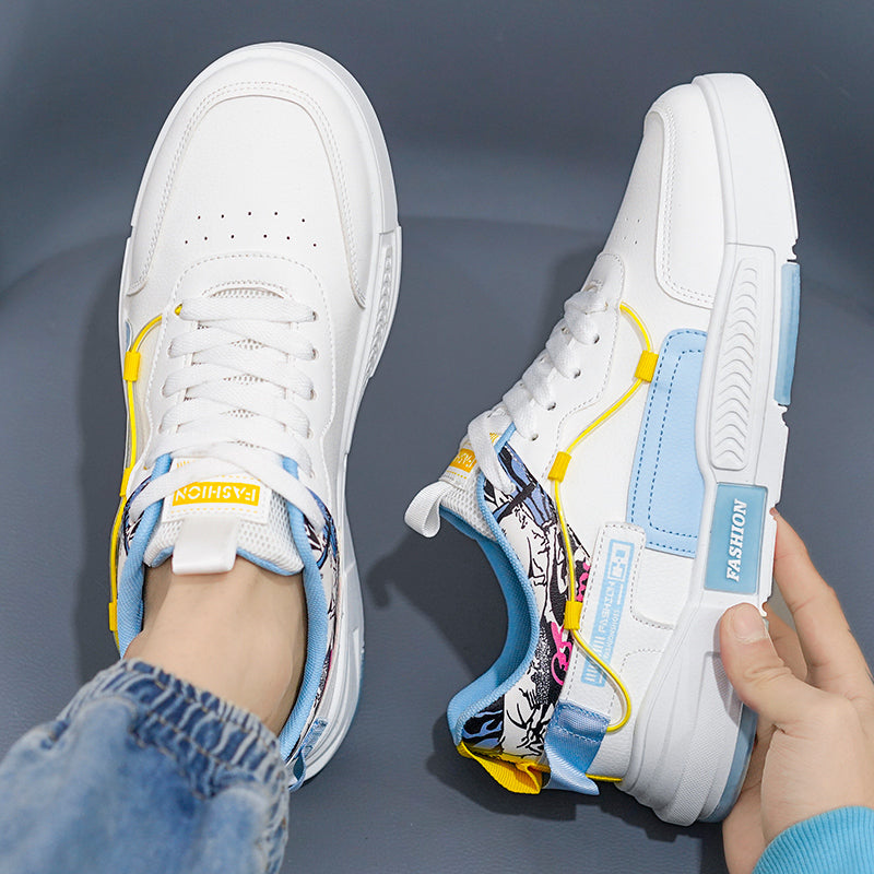 Small White Summer All-Match Casual Youth Leather Men's Shoes