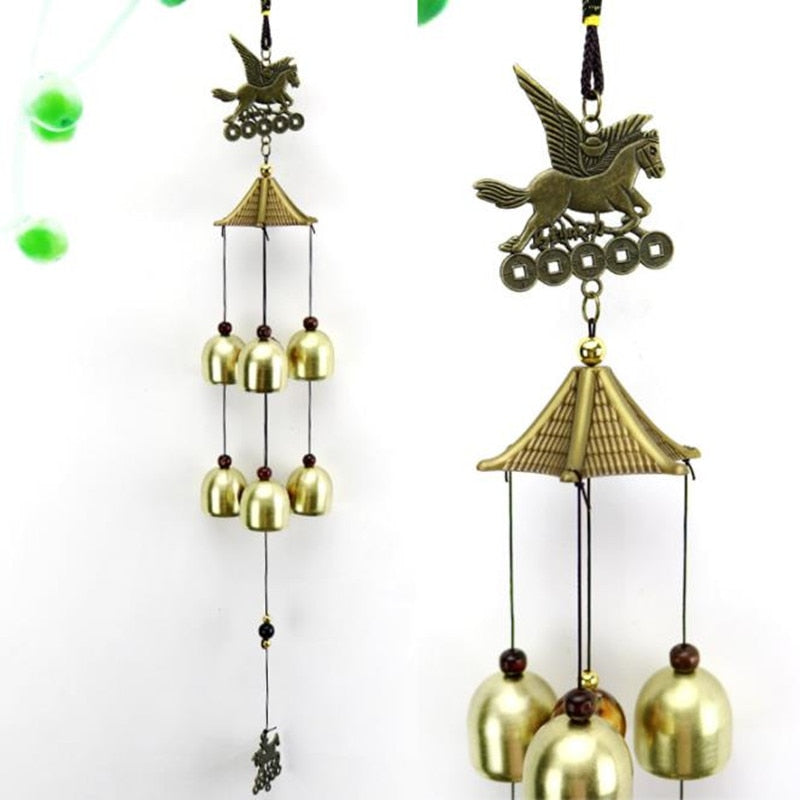 Wind Chimes Yard Antique Amazing Garden copper Bells Windchimes hanging decorations