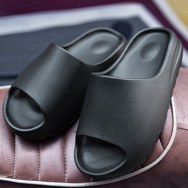 Summer Men Women Beach Slippers Luxury Brand Fashion Sandals Outdoor Indoor Non-Slip New Designer Ladies Slides Platform Shoes