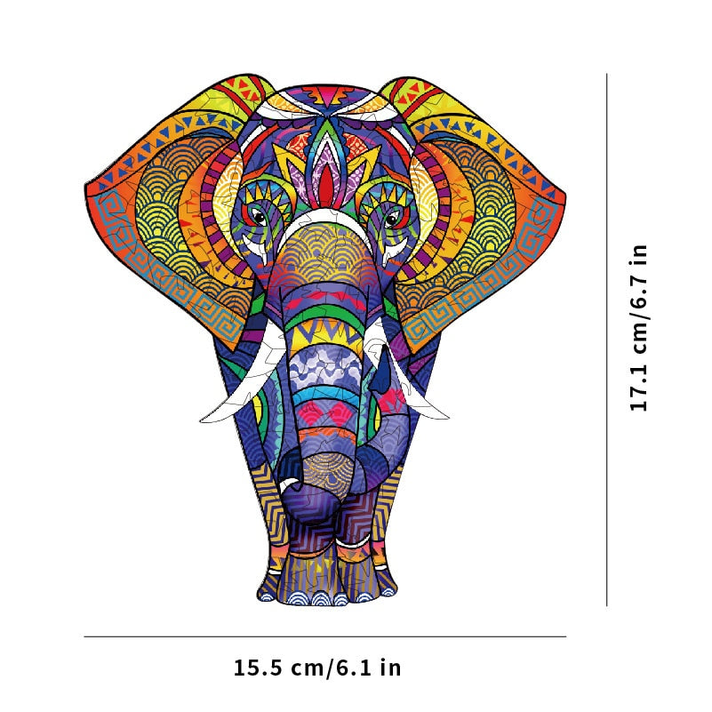 New Lion 3D Wooden Puzzle Children Wooden DIY Crafts Animal Modeling Decompression Toys Classic Toys Eagle Wooden Puzzles