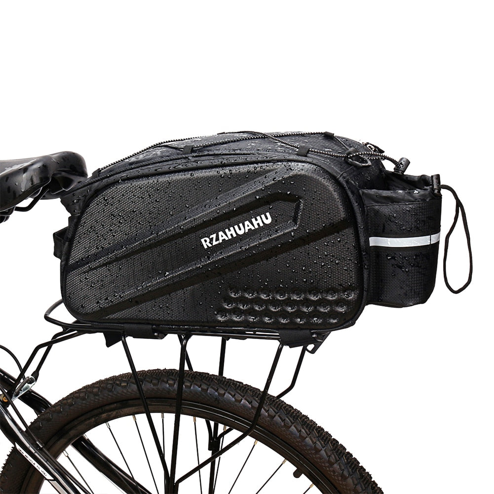 RZAHUAHU Bicycle Trunk Bag Large Capacity Multifunctional Cycling Mountain Bike Saddle Rear Rack Luggage Carrier Tail Seat Bag