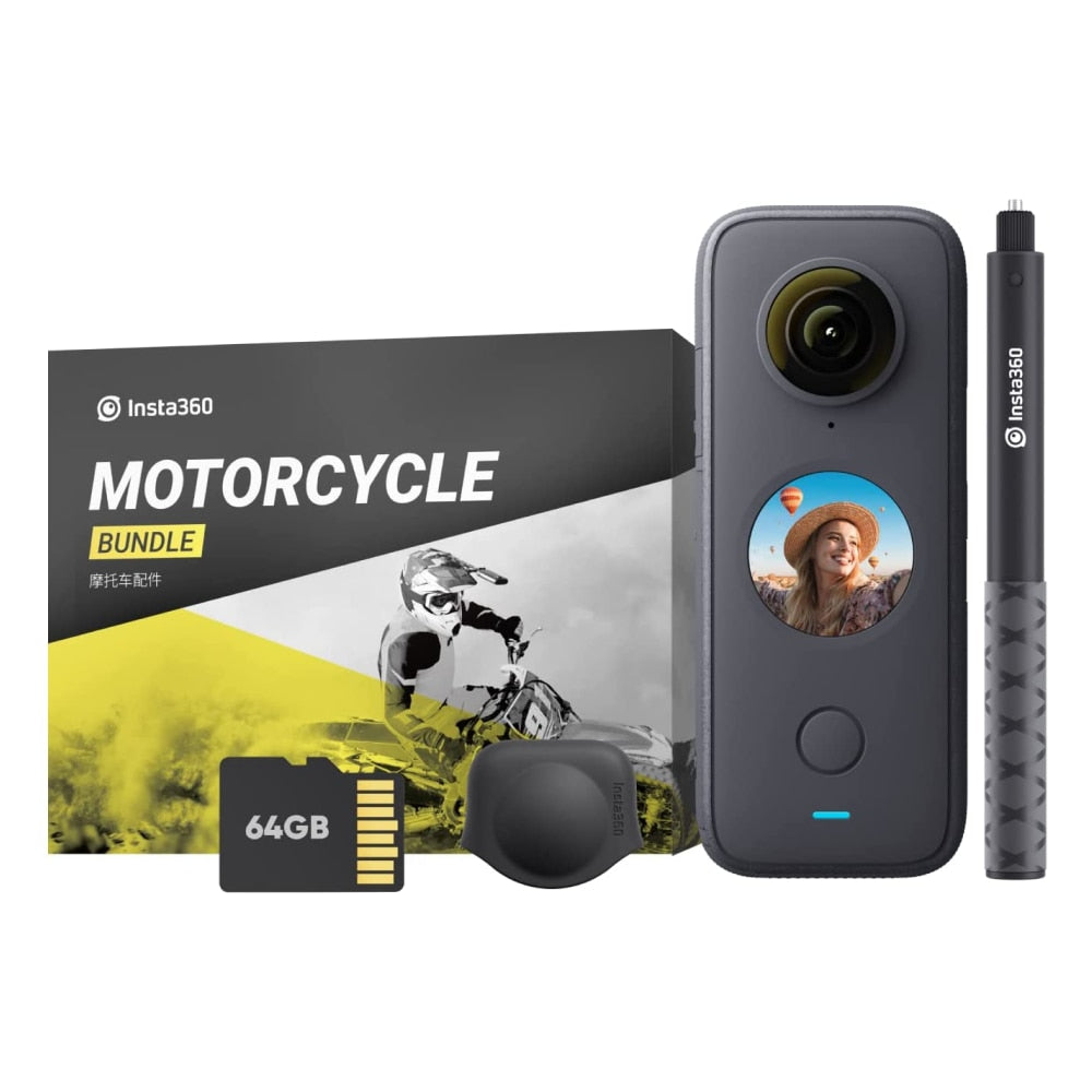 Insta360 ONE X2 Waterproof Action Camera Stabilization, Touch Screen, AI Editing, Live Streaming