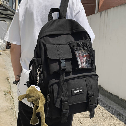 2023 Women School Backpack Black Nylon Bagpack  Female Anti Theft Rucksack Casual Lady Travel Backpacks Korean Back Pack Mochila