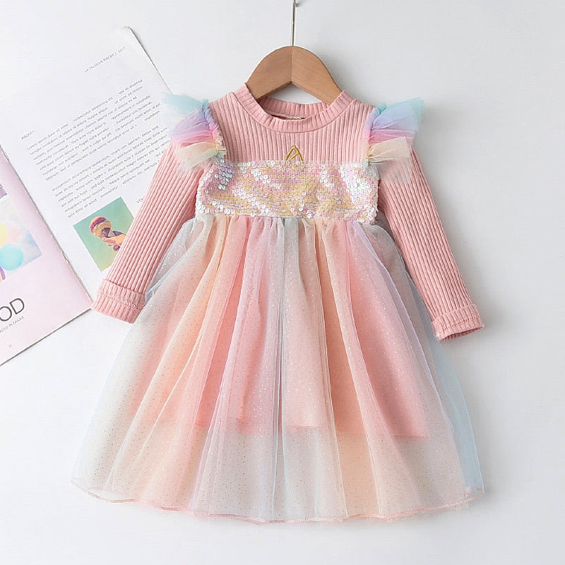 Bear Leader Girls Princess Dress New Brand Party Dresses Kids Girls Clothing Elegant Cute Girl Outfit Children Clothing Vestido