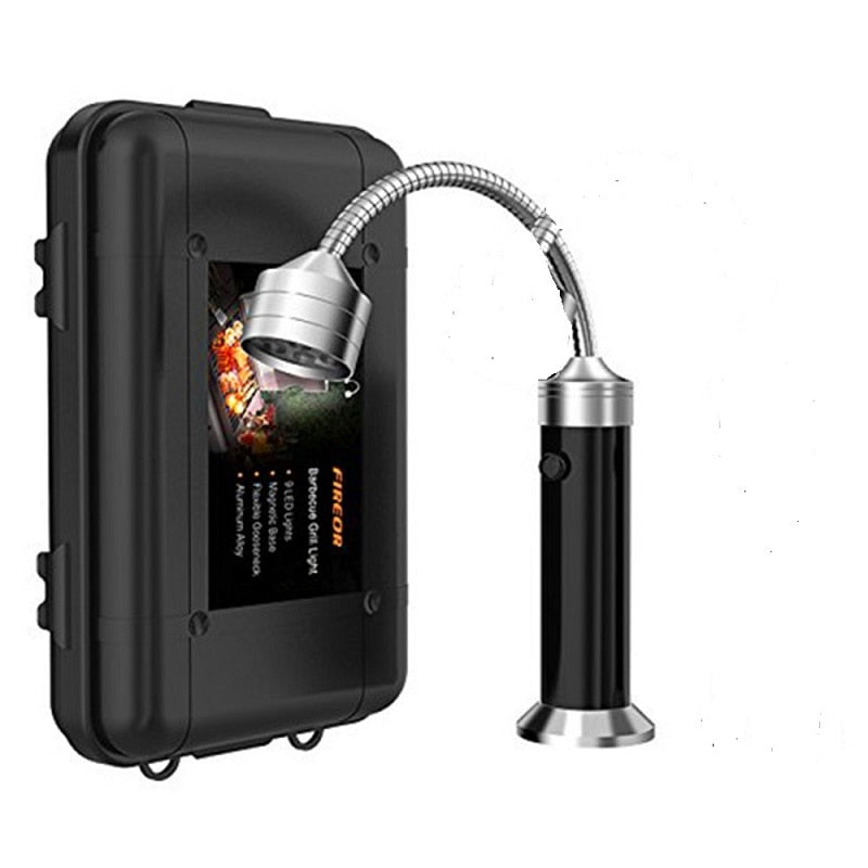 Led Flashlight Outdoor Lighting Barbecue Lamp Magnetic Hose Lamp 360° Adjustable Barbecue Lamp Outdoor Barbecue Lighting Tool