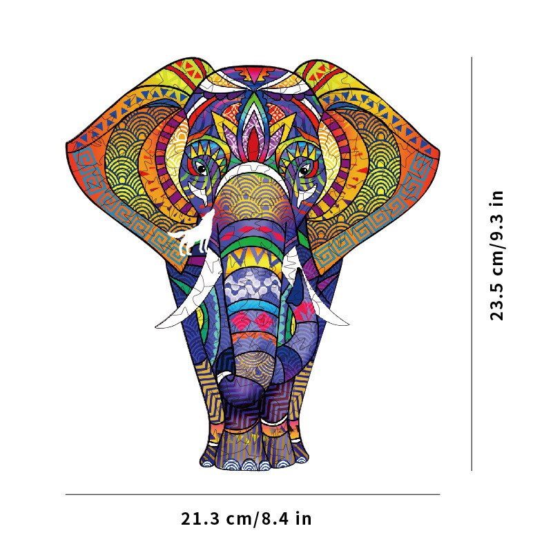 New Lion 3D Wooden Puzzle Children Wooden DIY Crafts Animal Modeling Decompression Toys Classic Toys Eagle Wooden Puzzles
