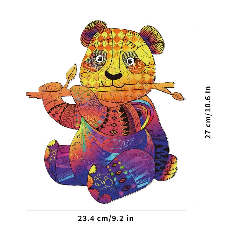 New Lion 3D Wooden Puzzle Children Wooden DIY Crafts Animal Modeling Decompression Toys Classic Toys Eagle Wooden Puzzles