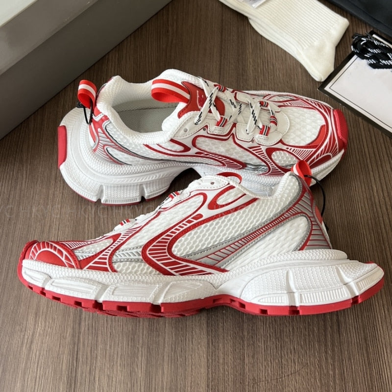 Paris Runner Chunky Phantom Retro Daddy Platform Triple S Mesh Comfortable Nylon Trainers Sneaker Casual Travel Shoes