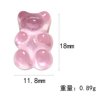 2022 Candy Bear Women's Croc Charms Designer Croc Charms Luxury Shoe Clips Charm Pines Clogs Fit Charms JIBZ Femme Wholesale