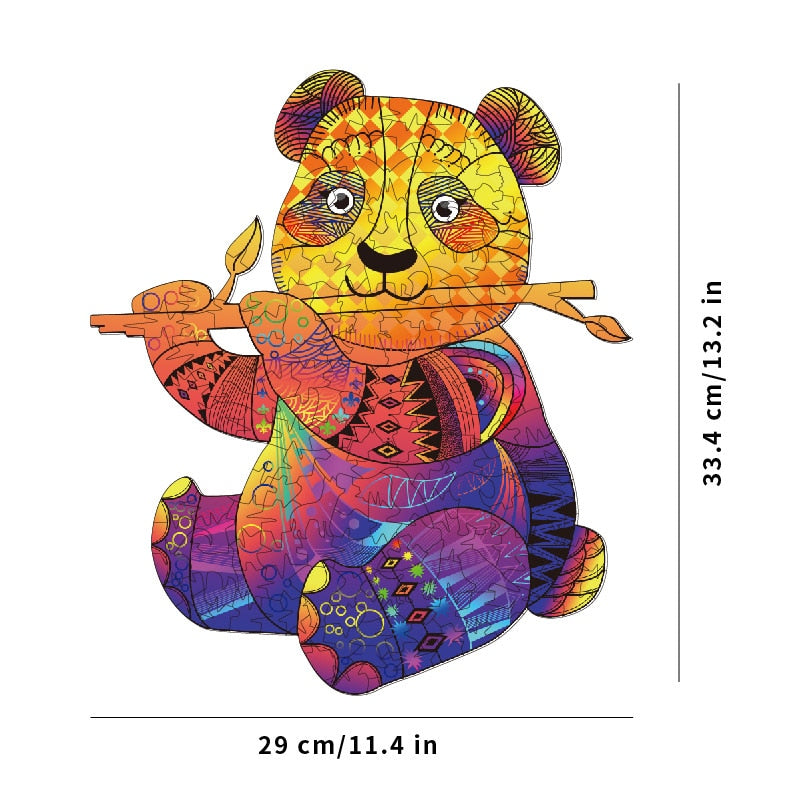 New Lion 3D Wooden Puzzle Children Wooden DIY Crafts Animal Modeling Decompression Toys Classic Toys Eagle Wooden Puzzles